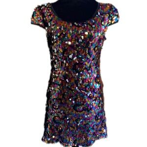 Rare sequin mini dress size 12